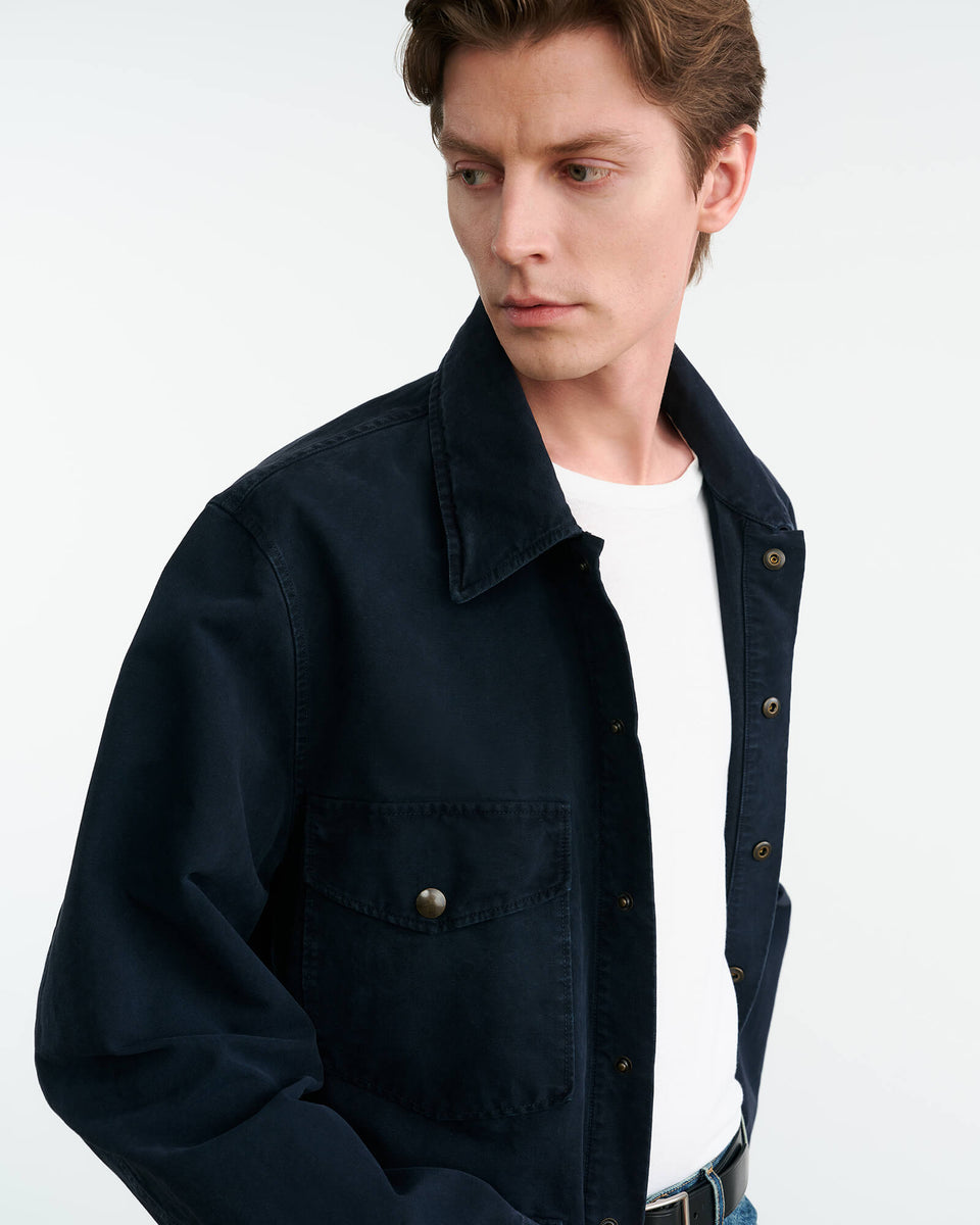 HAROLD JACKET IN MIDNIGHT