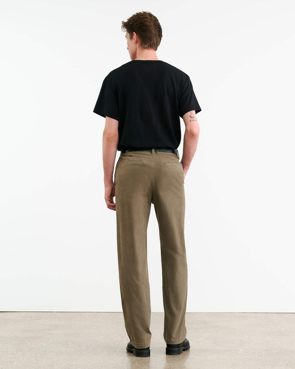 CARSEN COTTON PANT IN TRUFFLE TAUPE