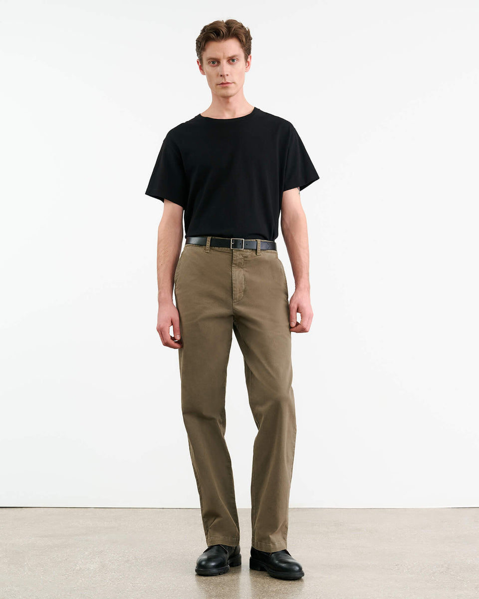 CARSEN COTTON PANT IN TRUFFLE TAUPE