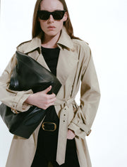 TANNER TRENCH COAT IN KHAKI
