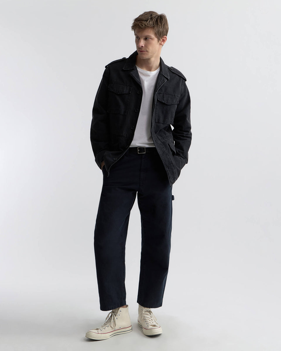 CARPENTER COTTON PANT IN MIDNIGHT