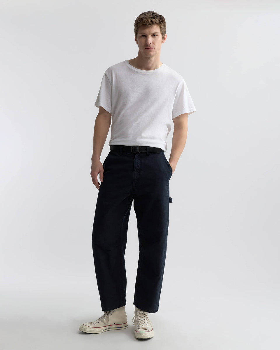 CARPENTER COTTON PANT IN MIDNIGHT