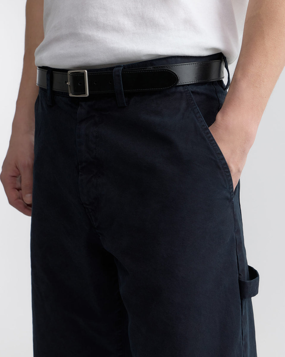 CARPENTER COTTON PANT IN MIDNIGHT