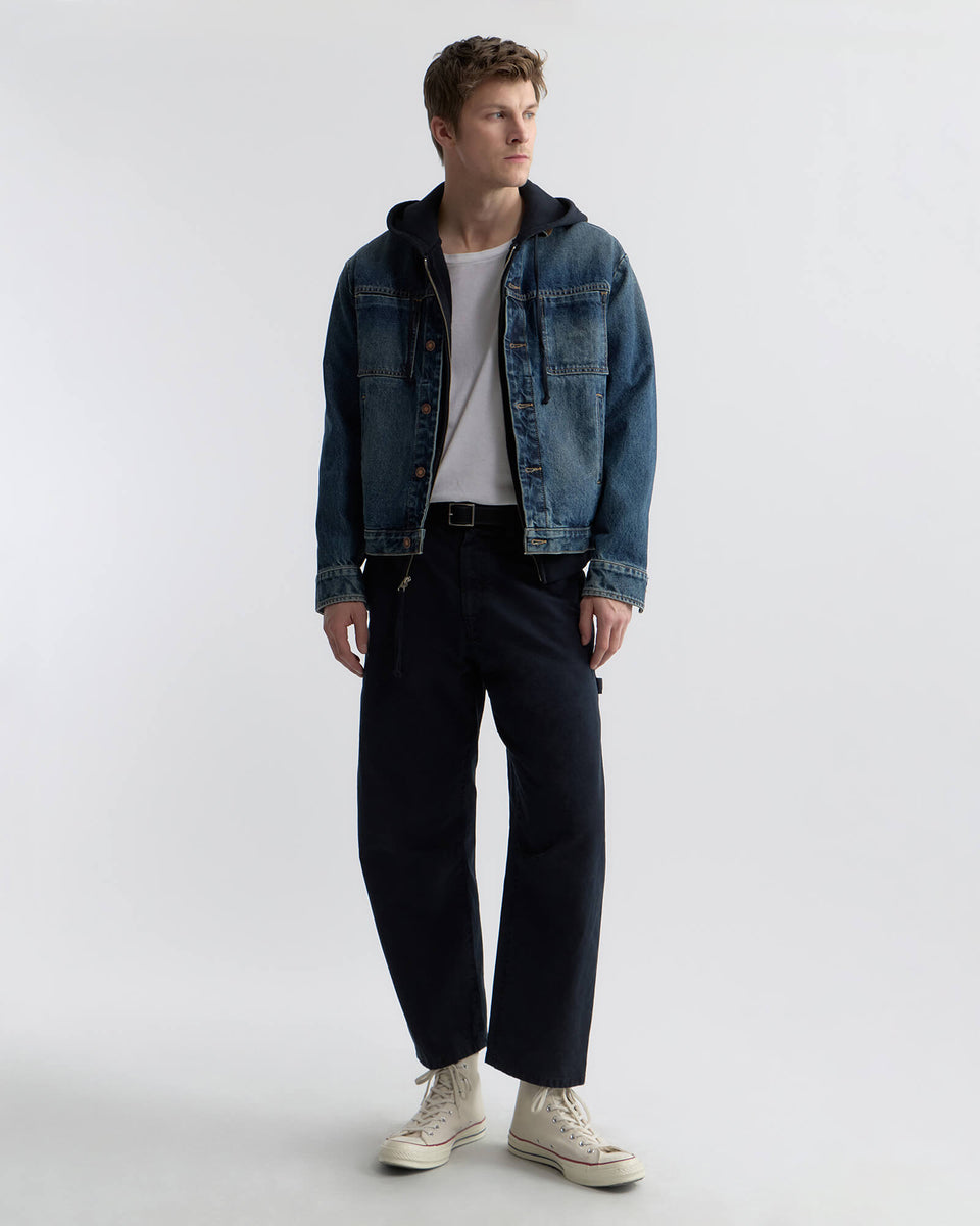 BRIAN HOODIE IN MIDNIGHT