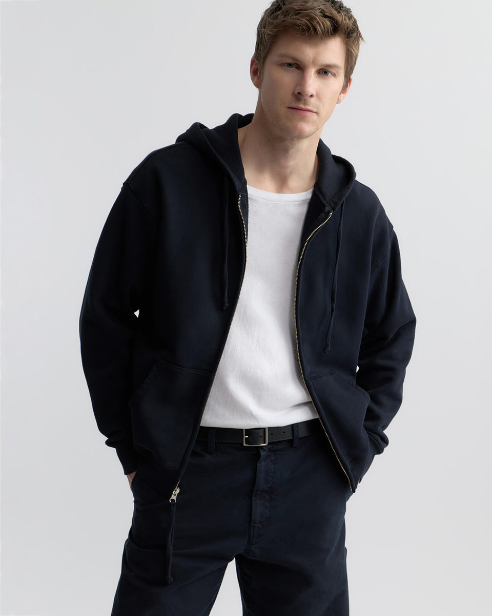 BRIAN HOODIE IN MIDNIGHT