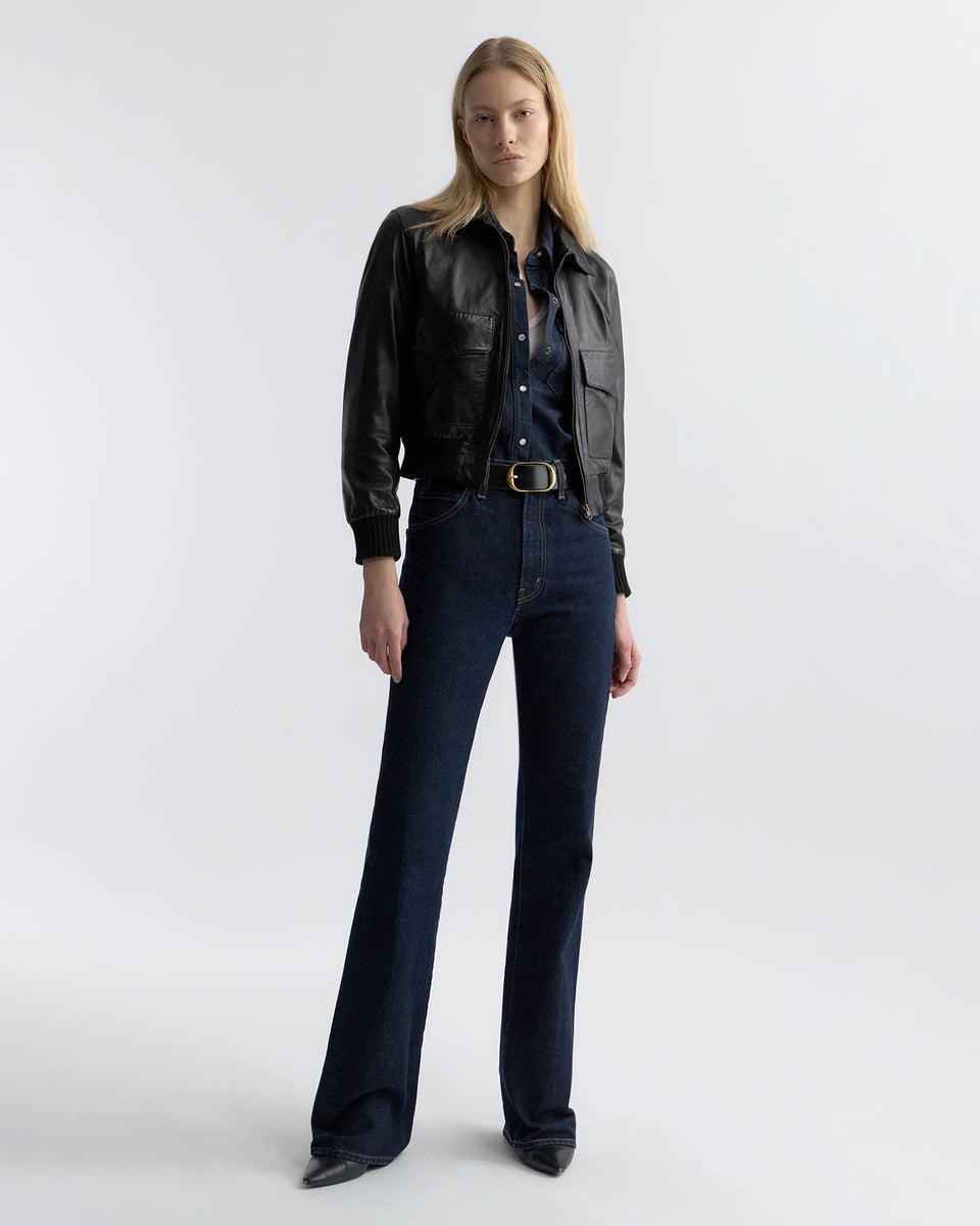 JOAN JEAN IN INDIGO RINSE