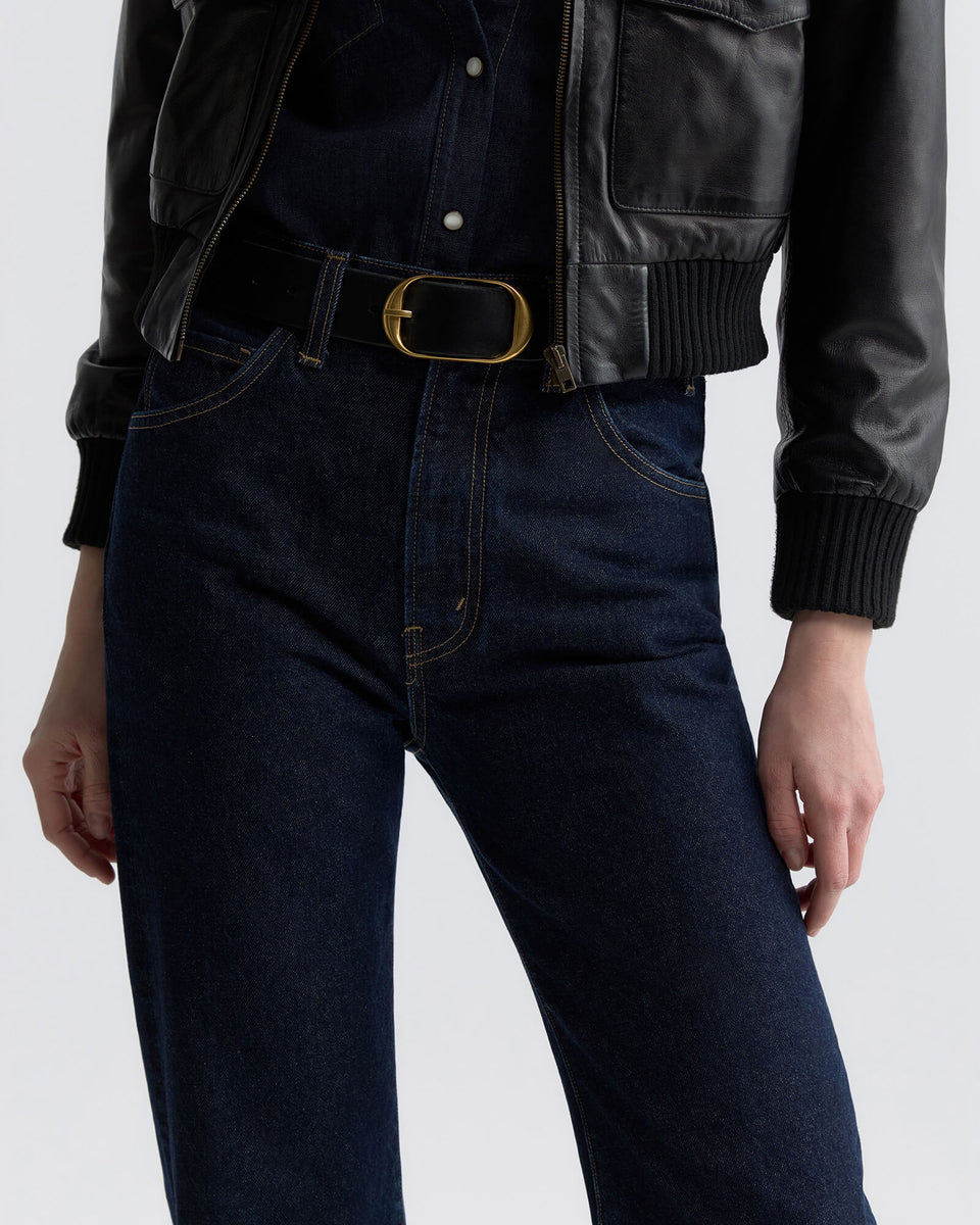 JOAN JEAN IN INDIGO RINSE
