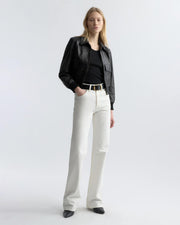 LOTTIE SILK KNIT TANK IN BLACK