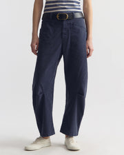 SHON COTTON PANT IN VINTAGE WASHED - ADMIRAL BLUE