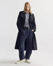 SHON COTTON PANT IN VINTAGE WASHED - ADMIRAL BLUE