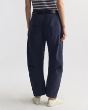 SHON COTTON PANT IN VINTAGE WASHED - ADMIRAL BLUE