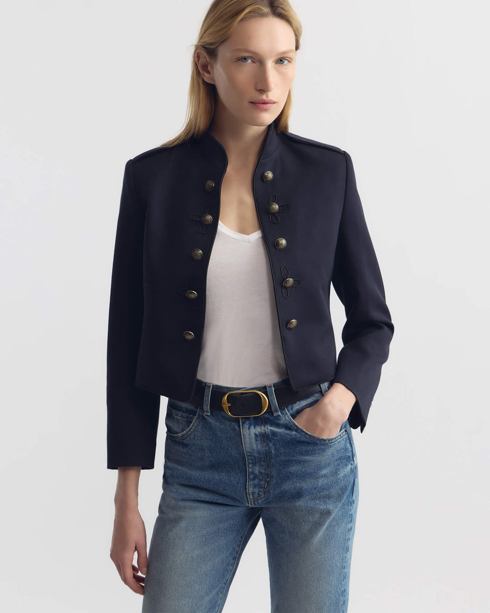 BETSY WOOL JACKET IN MIDNIGHT