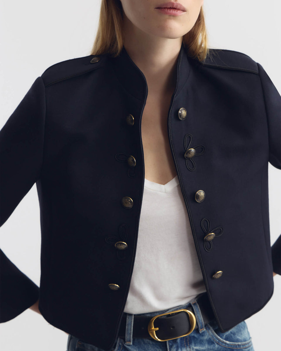 BETSY WOOL JACKET IN MIDNIGHT