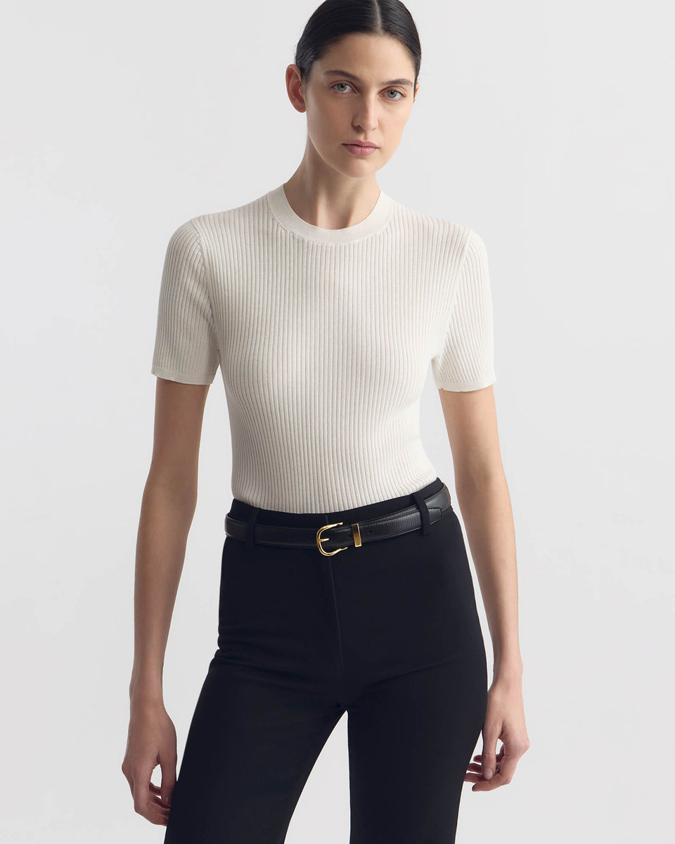 DORSET SWEATER IN IVORY