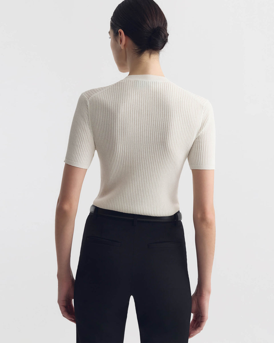 DORSET SWEATER IN IVORY
