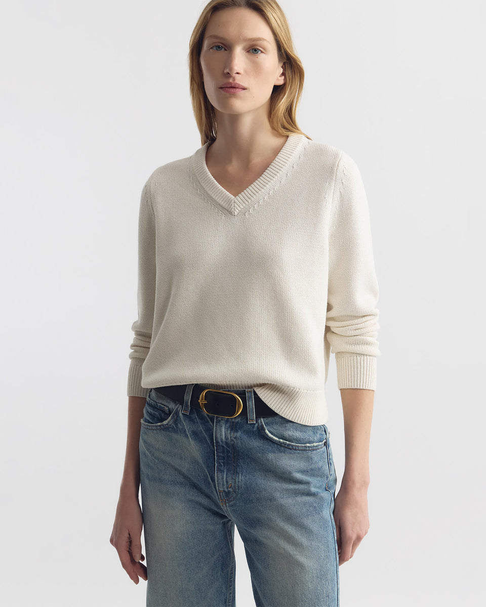 PRIYA SWEATER IN IVORY