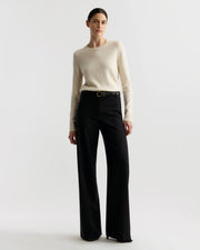 SILVIE CASHMERE SWEATER IN IVORY