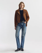 SILVIE CASHMERE SWEATER IN DARK NAVY