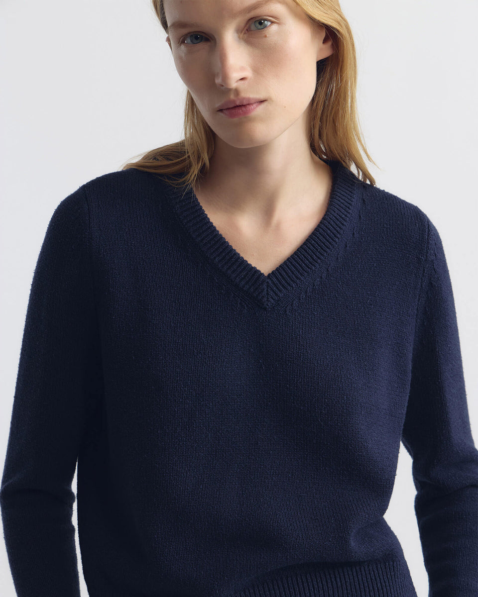 PRIYA SWEATER IN DARK NAVY