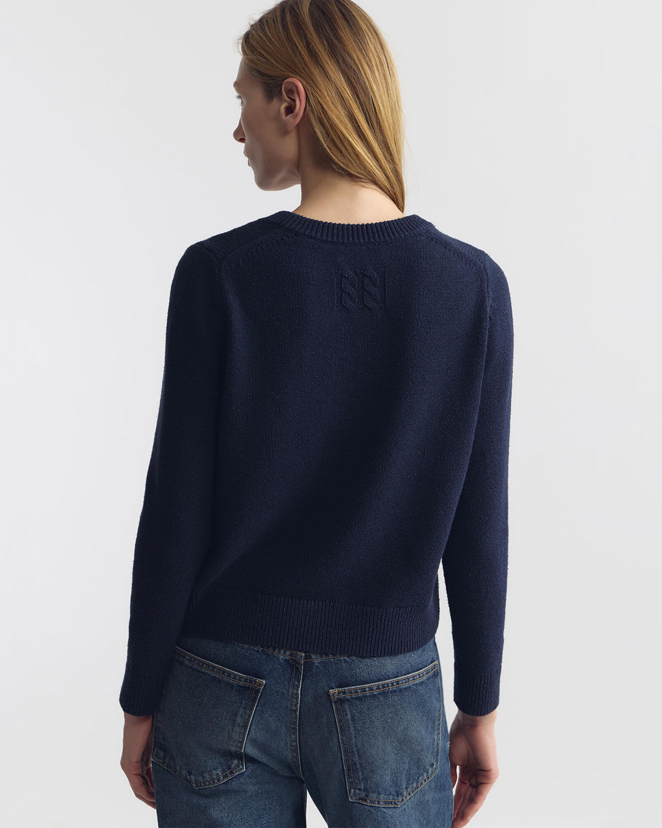 PRIYA SWEATER IN DARK NAVY