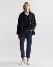 LORIMER COTTON PANT IN VINTAGE WASHED - ADMIRAL BLUE
