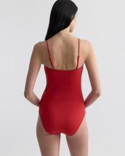 ONE PIECE BATHING SUIT IN RED