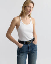 LORETTA TANK IN WHITE