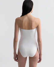 ONE PIECE BATHING SUIT IN WHITE