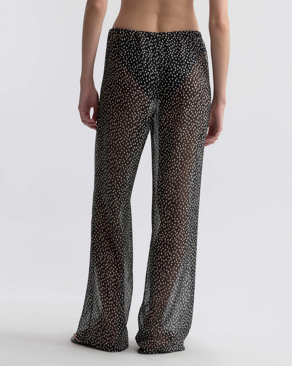 CLEA SILK PANT IN WILD DOT