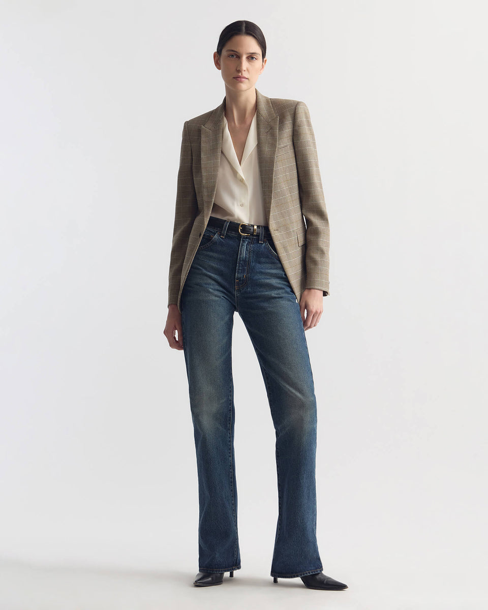 JOXE SILK BLOUSE IN IVORY