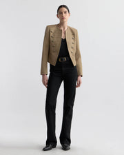 BLONDIE WOOL JACKET IN BRITISH KHAKI
