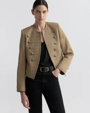 BLONDIE WOOL JACKET IN BRITISH KHAKI