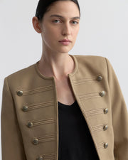 BLONDIE WOOL JACKET IN BRITISH KHAKI