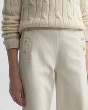 REED COTTON PANT IN STONE