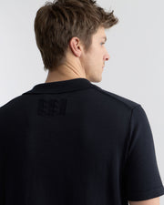 BRYCE POLO SWEATER IN DARK NAVY