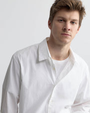 CAIDEN COTTON SHIRT IN WHITE