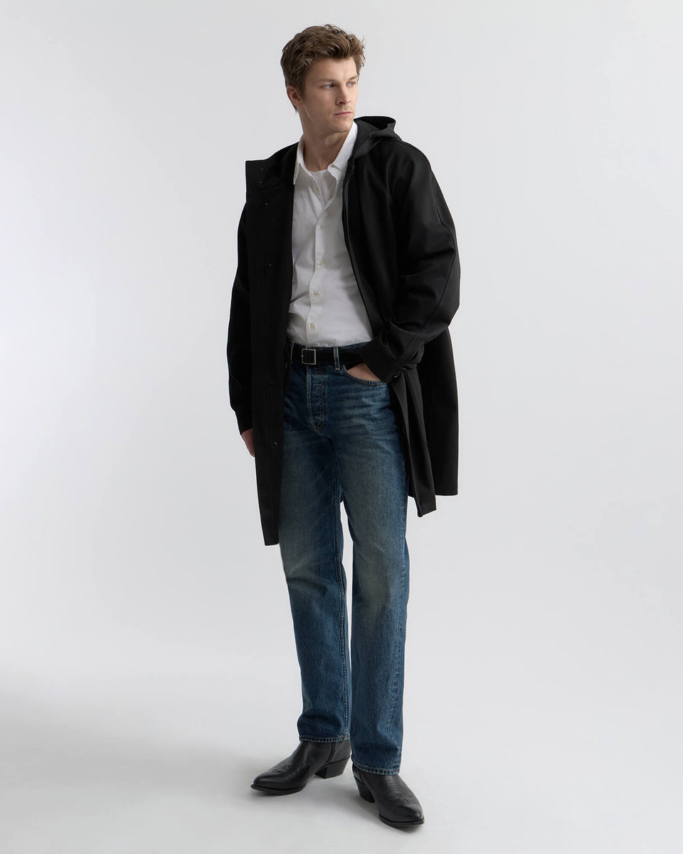 CAIDEN COTTON SHIRT IN WHITE