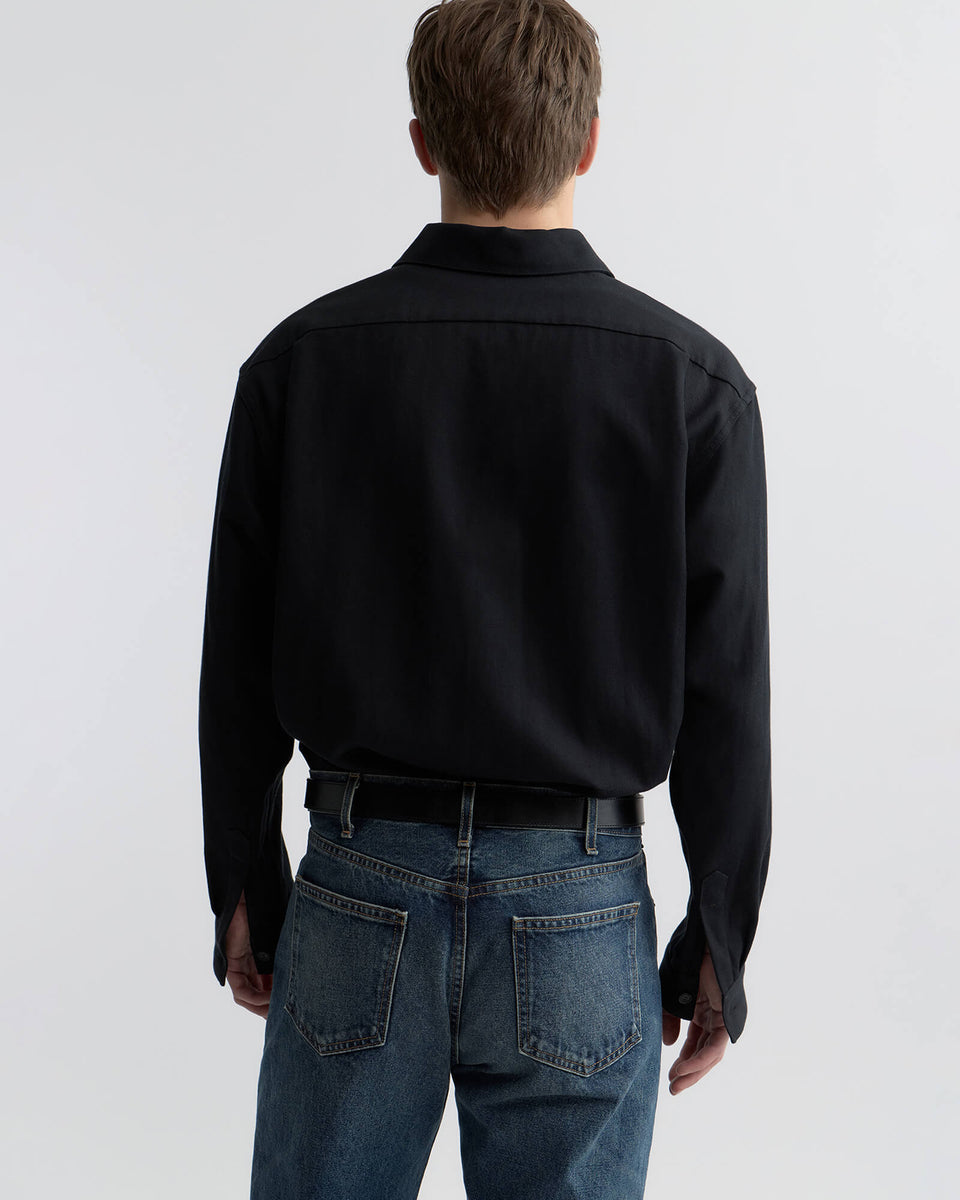 EVANDER SHIRT IN BLACK