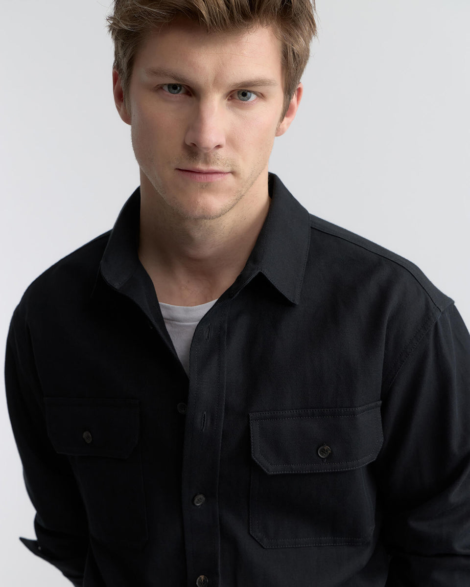 EVANDER SHIRT IN BLACK