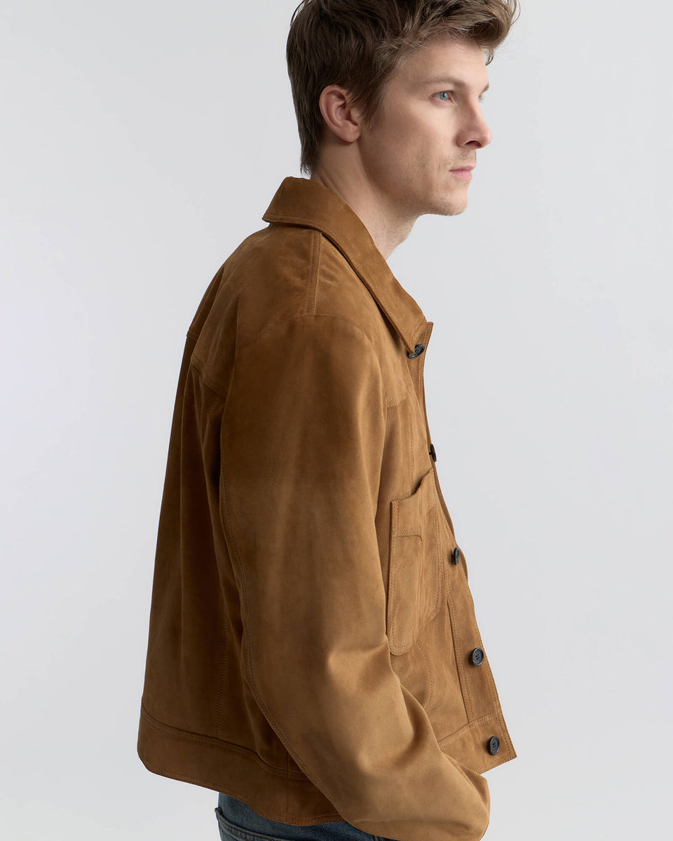 NIKITA SUEDE JACKET IN MARTORA