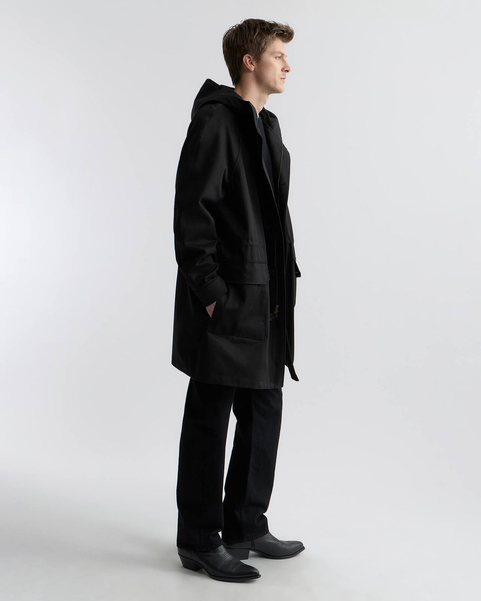 MARCUS ANORAK JACKET IN BLACK
