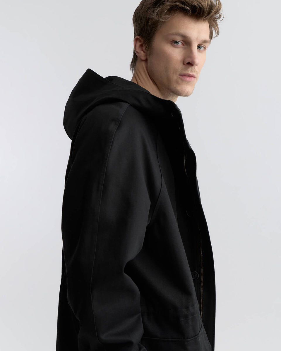 MARCUS ANORAK JACKET IN BLACK