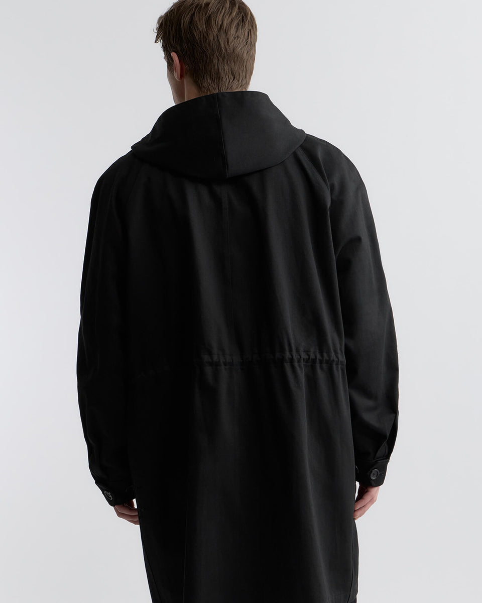 MARCUS ANORAK JACKET IN BLACK
