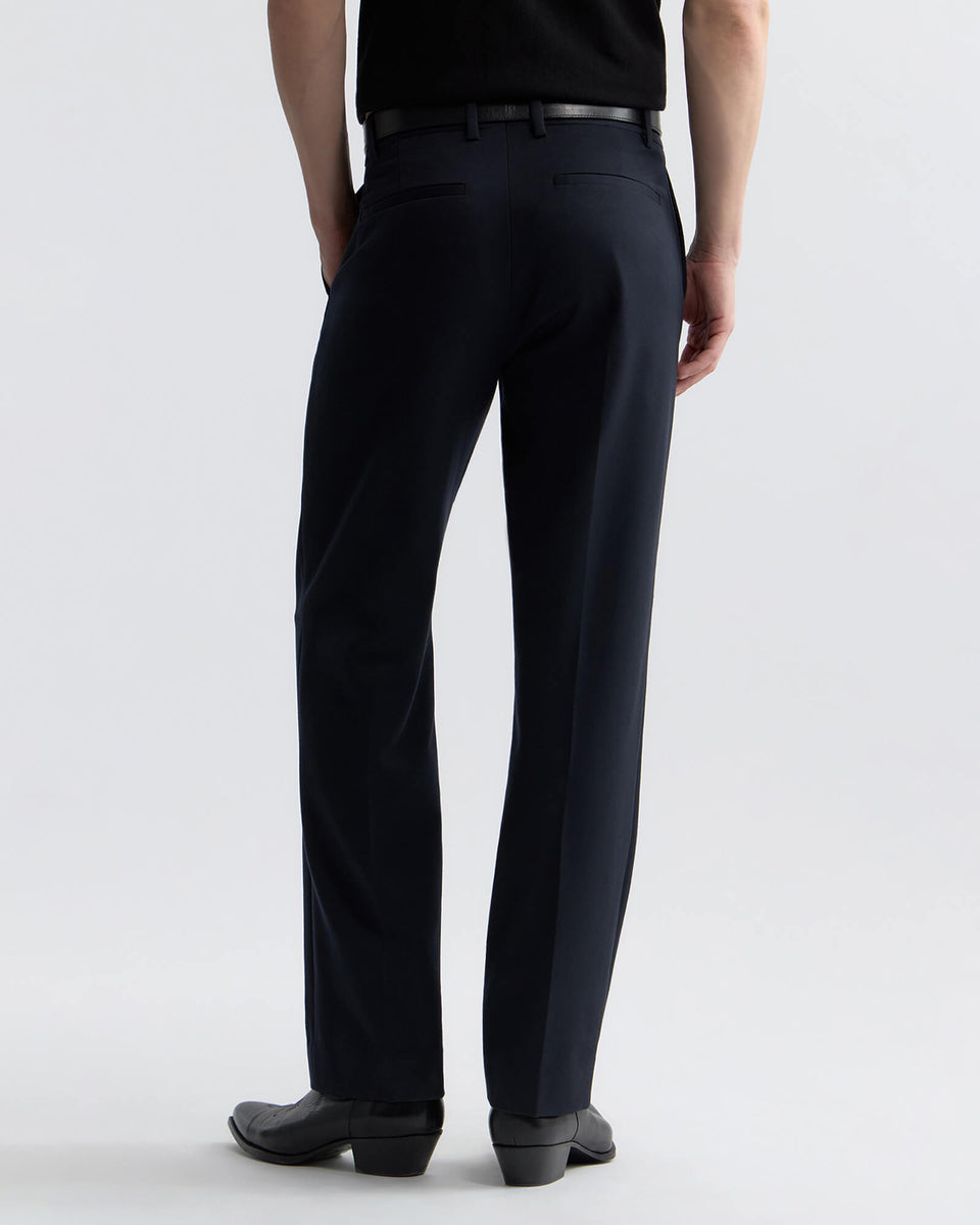 FRITZ WOOL PANT IN MIDNIGHT