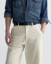 EMIR COTTON PANT IN STONE