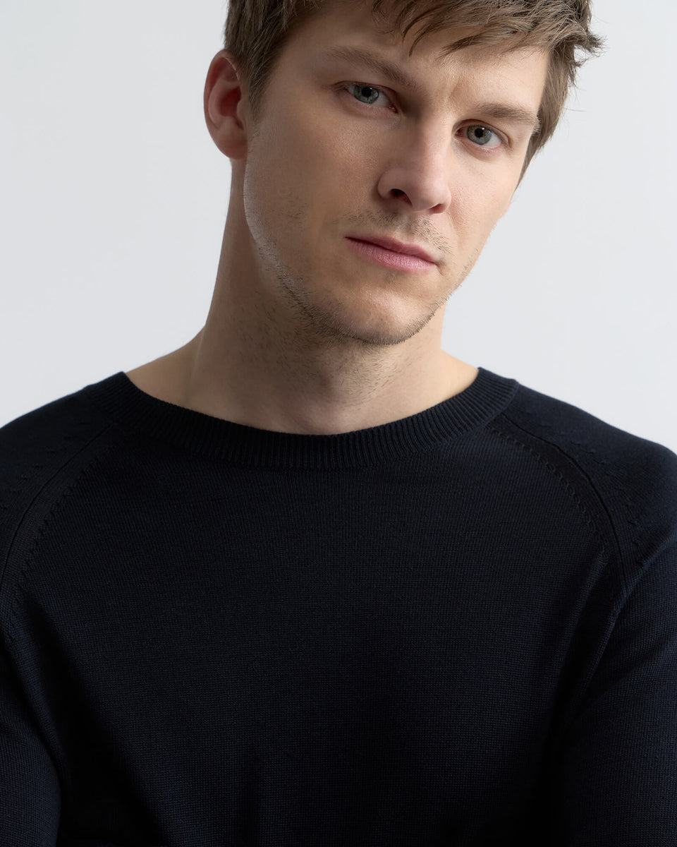 REGGIE SWEATER IN DARK NAVY