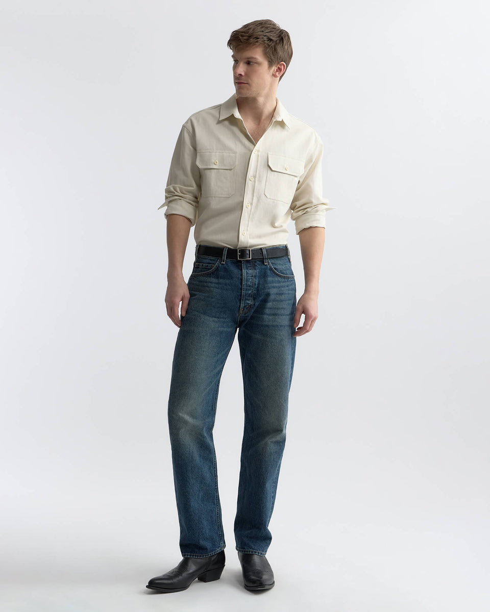 EVANDER SHIRT IN STONE