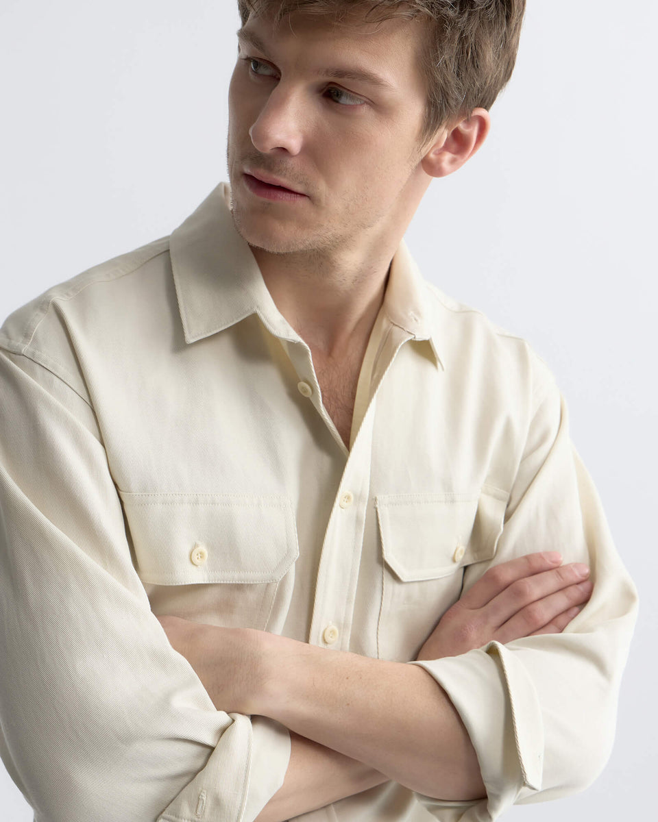 EVANDER SHIRT IN STONE