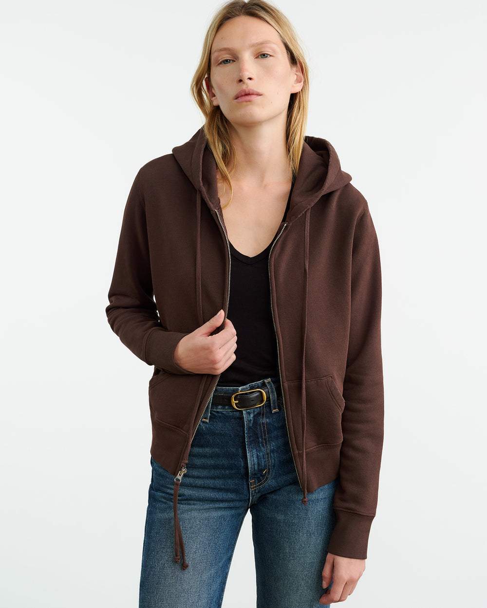 CALLIE HOODIE IN COCOA