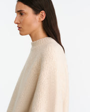TOMASO CASHMERE SWEATER IN IVORY